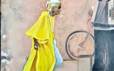 les peintures d&rsquo;Anne Cabrol à PERDIGUIER