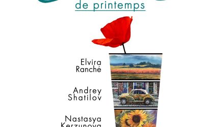 les peintures d’Elvira Ranché, Andrey Shatilov et Nastasya Kerzunova à PERDIGUIER