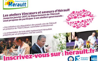 Atelier Vincoeurs et Saveurs d&rsquo;Hérault au Château de Perdiguier