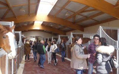 inauguration des écuries de la Gesmeray, domaine de la Vidalle